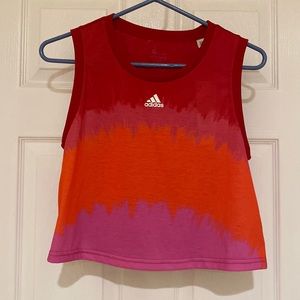 NWT Adidas High Neck, Primegreen, Cropped, Workout Top